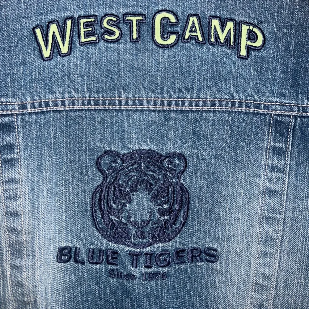Hot & Spicy Denim Jacket Kids 134/140 Blue West Camp Blue Tigers 1472982